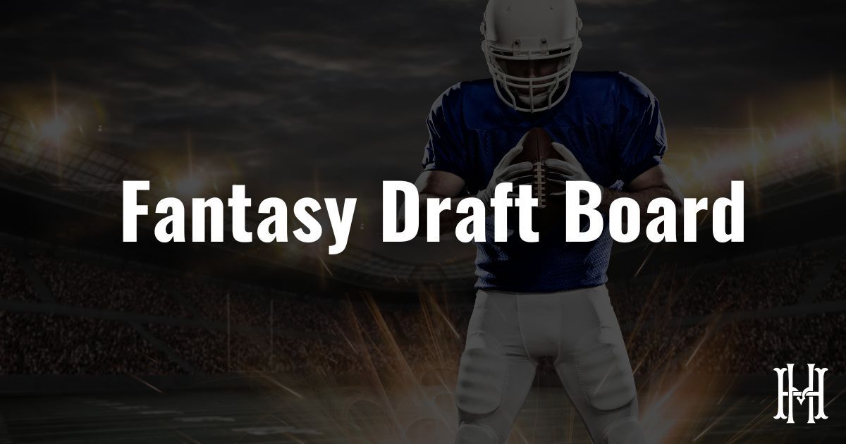 Fantasy Football Draft Board Setup Guide