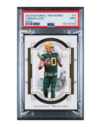 2023 Panini National Treasures #37 Jordan Love Gold 1/35 | PSA 9