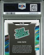 2024 Panini Prizm Draft Picks Rated Prospect #18 Dink Pate Purple Pulsar 8/55 | PSA 10