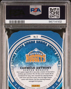 2023 Panini Crown Royale Test Of Time #3 Carmelo Anthony Gold 1/10 | PSA 9