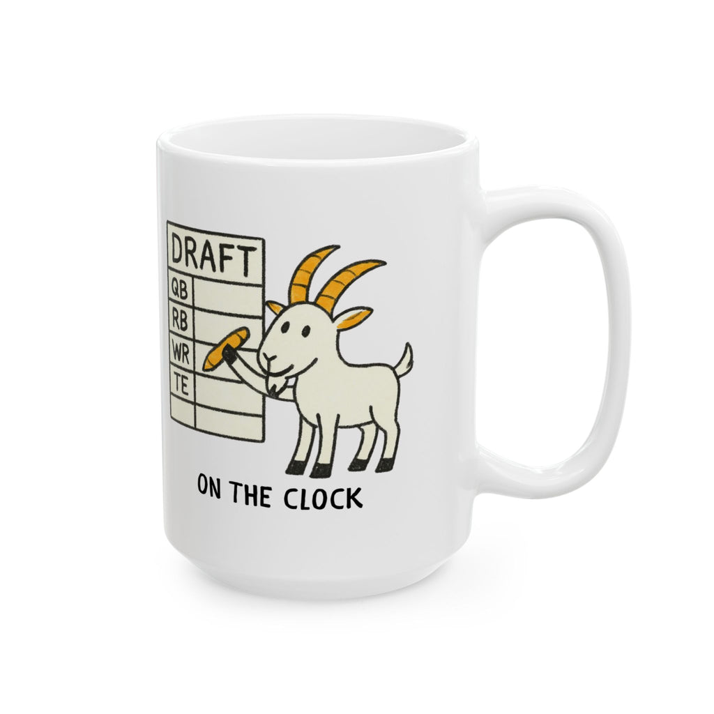 #1 Draft Pick On The Clock GOAT Edition Mug