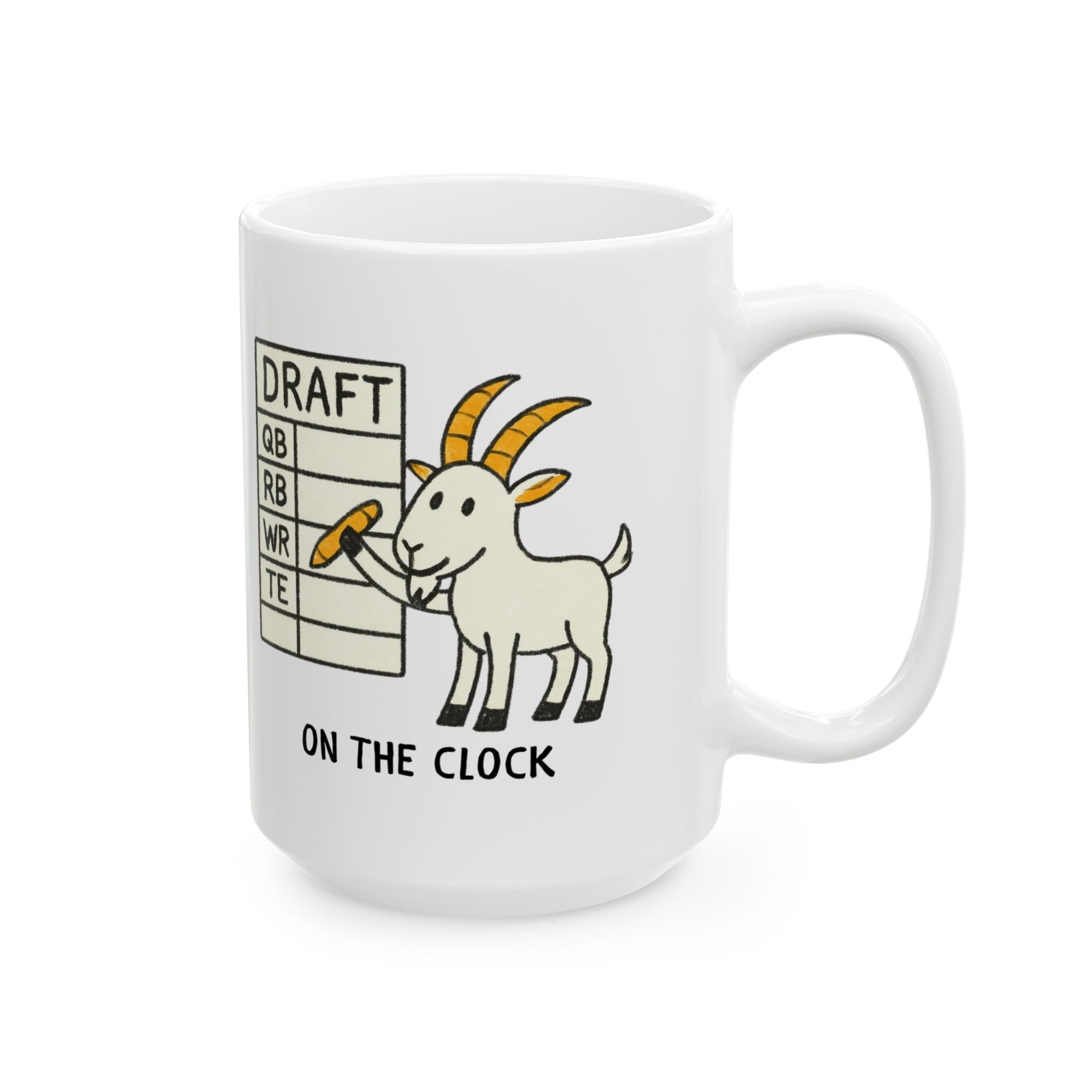 #1 Draft Pick On The Clock GOAT Edition Mug