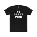 fantasy football shirt with number one draft pick text