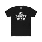 fantasy football shirt with number one draft pick text