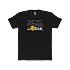 fantasy football shirt with sad emoji football design
