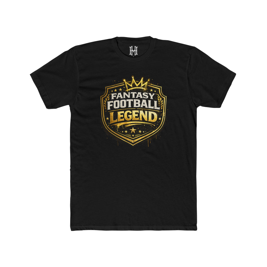 fantasy football shirt with legend graffiti design