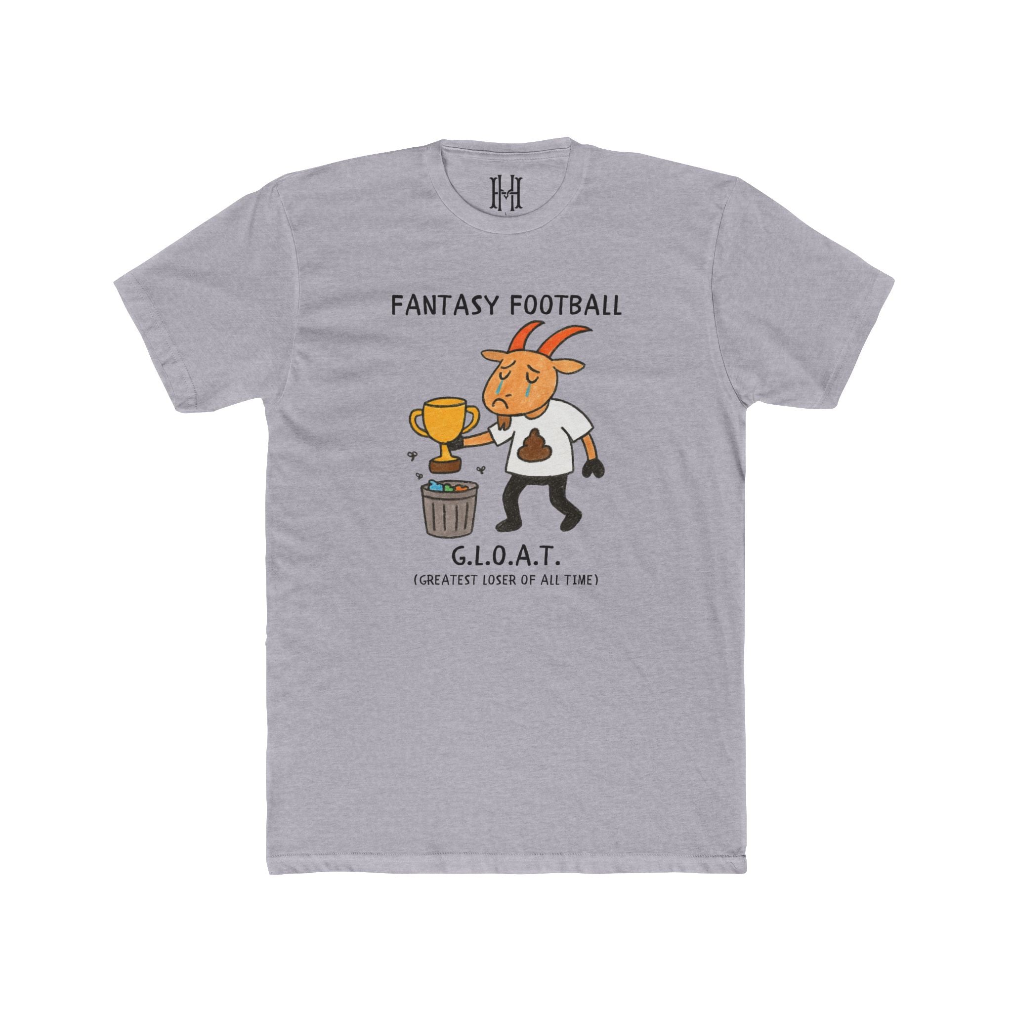 fantasy football shirt with GLOAT punishment design