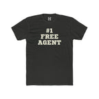 fantasy football shirt with number one free agent goat design