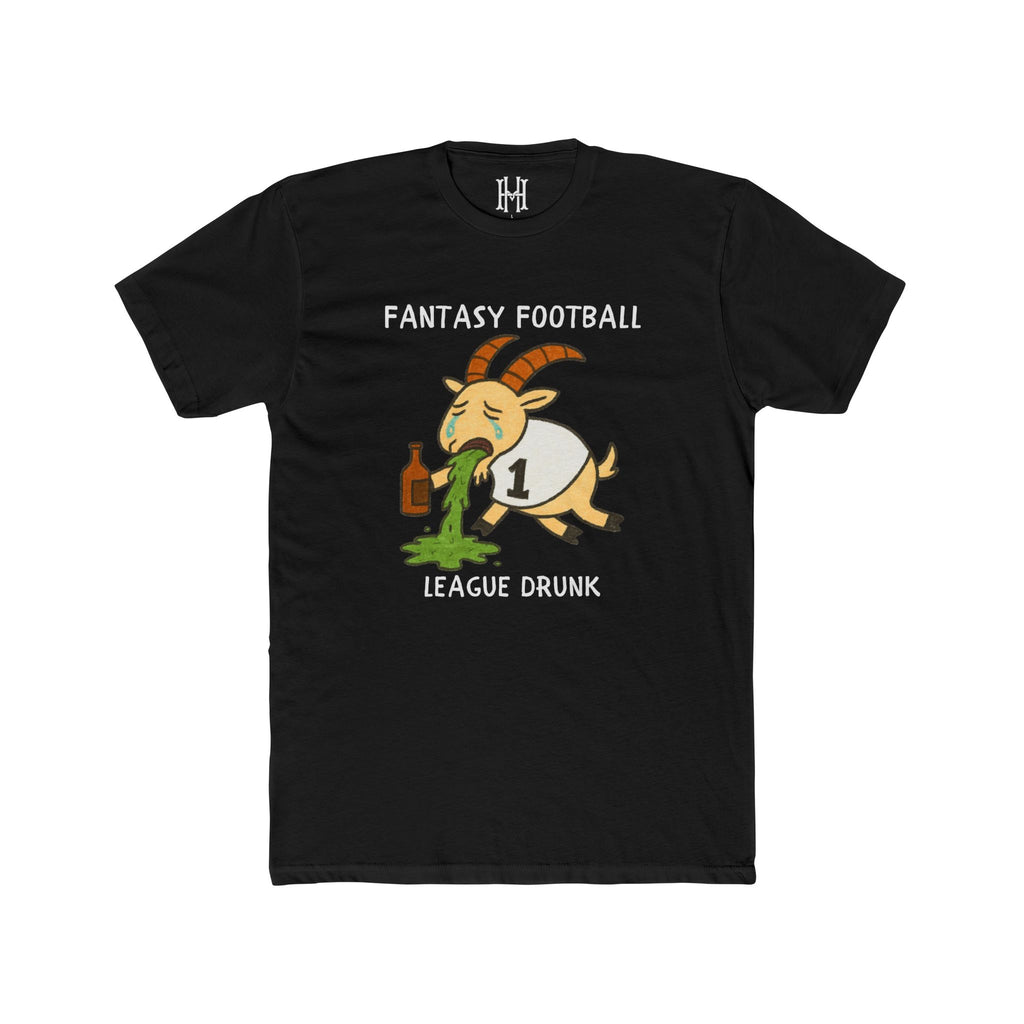 fantasy football shirt with league drunk text
