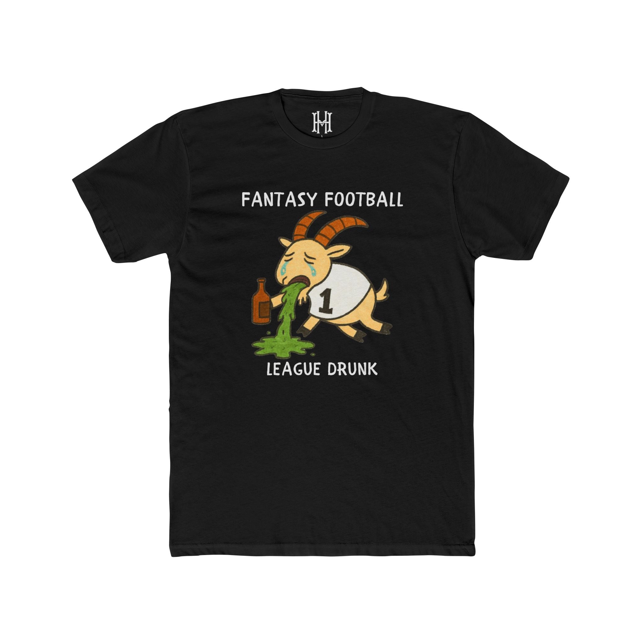 fantasy football shirt with league drunk text