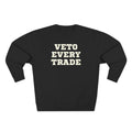 Black sweatshirt with 'Lady Luck Saloon' graphic design on a white background