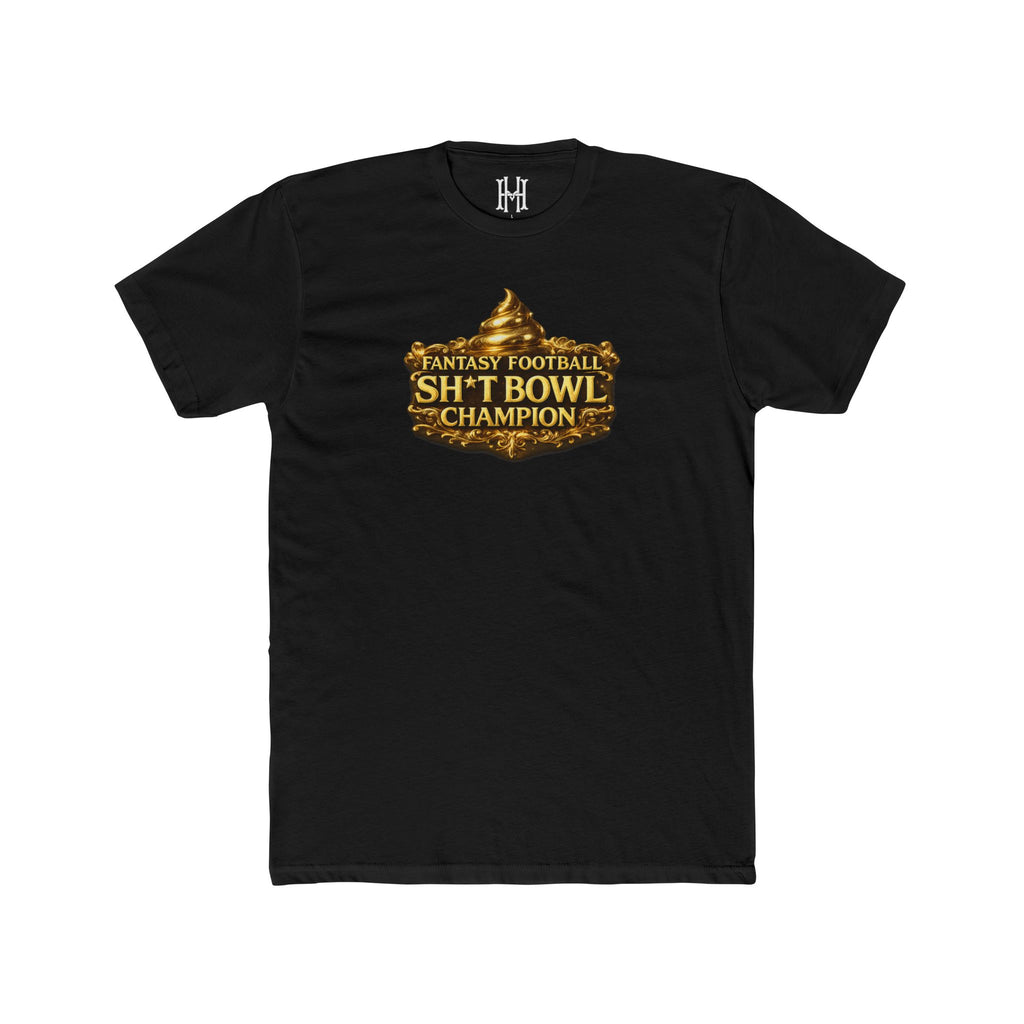 fantasy football shirt with shit bowl emoji design