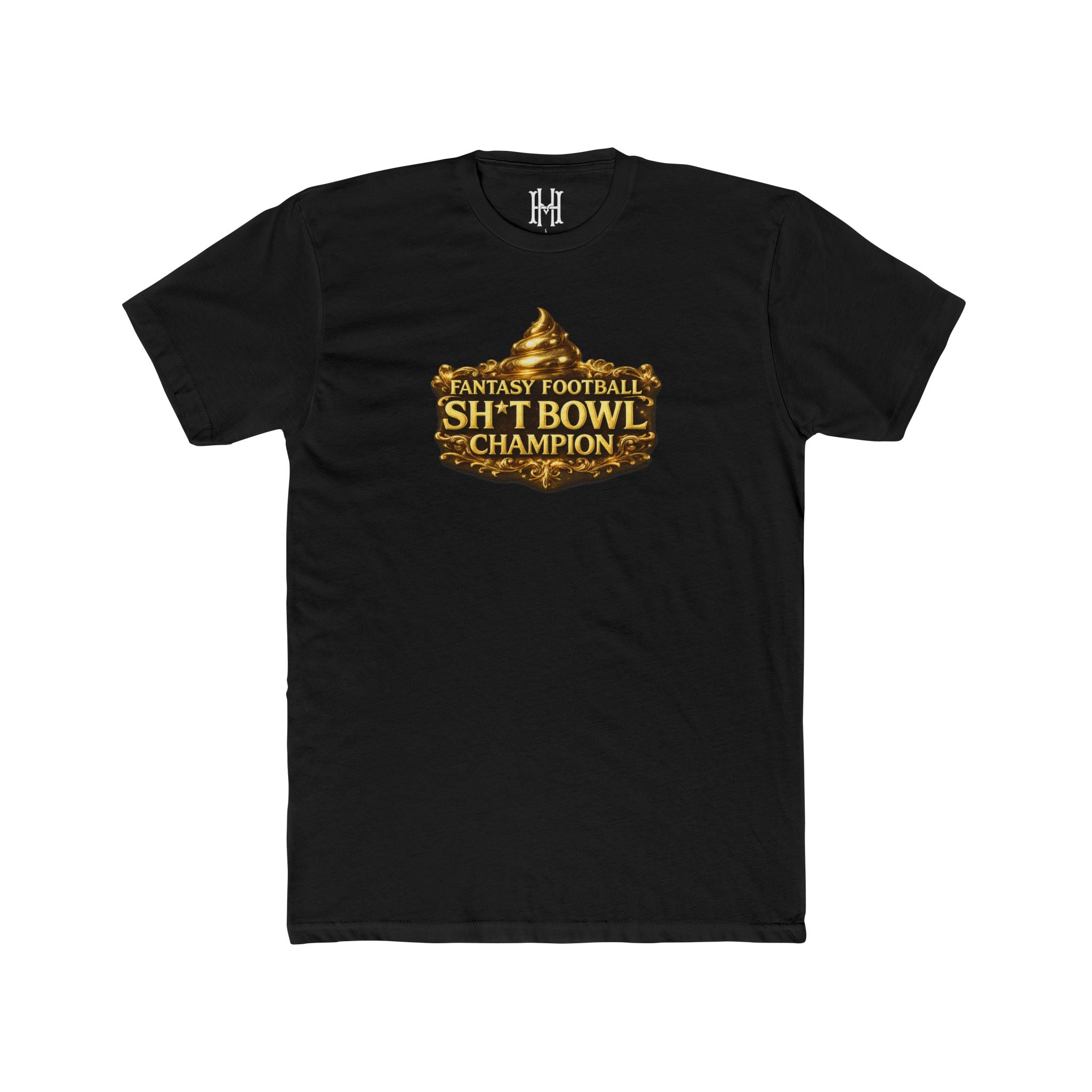 fantasy football shirt with shit bowl emoji design