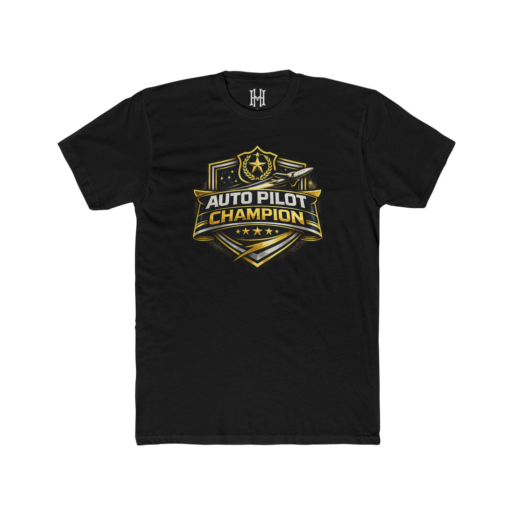 fantasy football shirt with auto pilot champion text