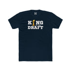 fantasy football shirt with king of the draft text