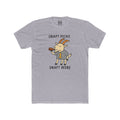 fantasy football shirt with draft picks draft beer text
