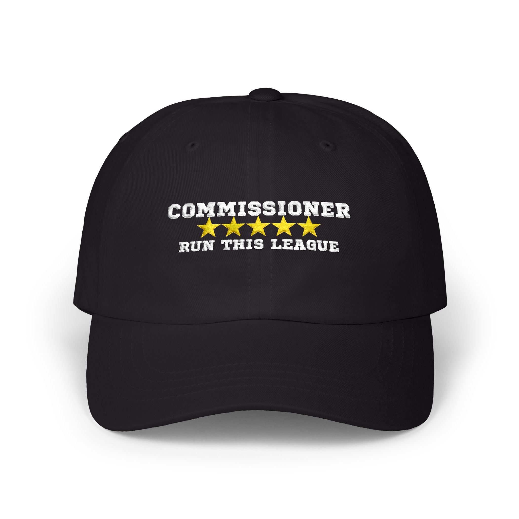 Commissioner Runs This League Embroidered Hat