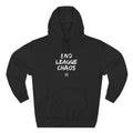 fantasy football hoodie with end league chaos champion design