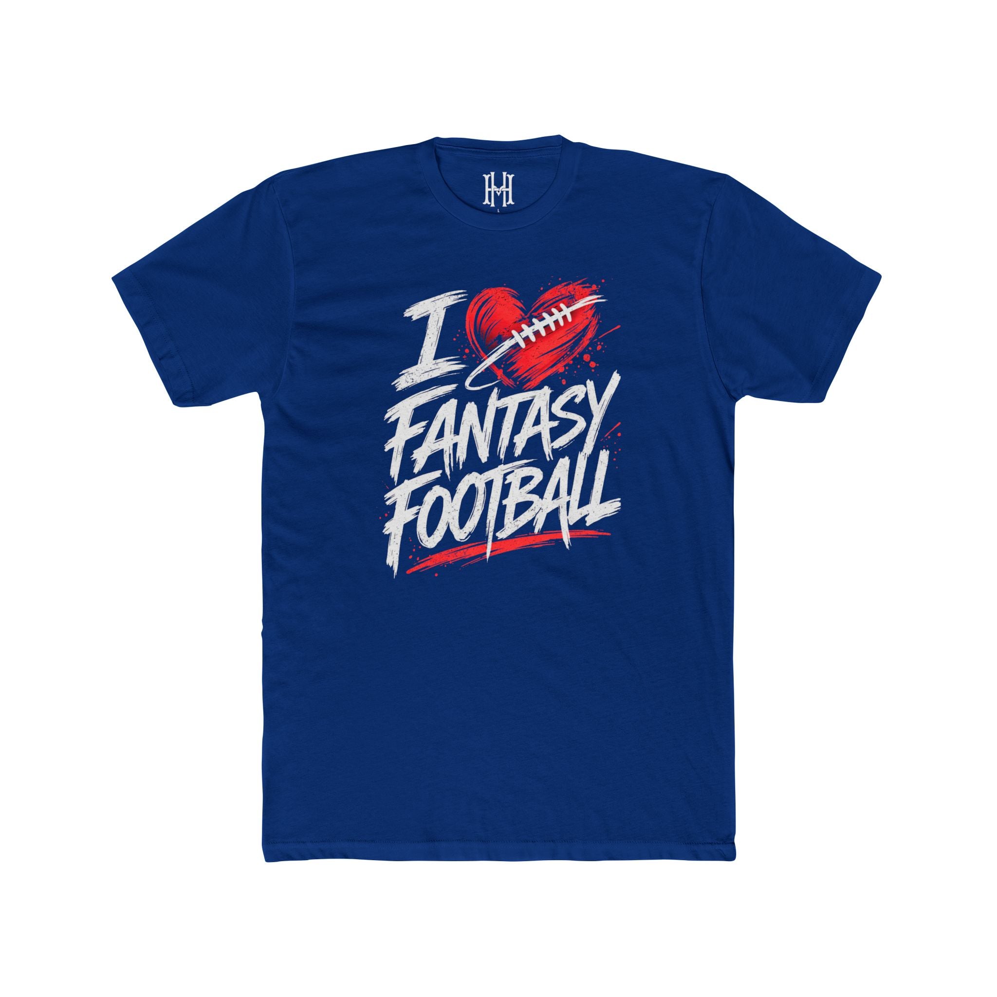 fantasy football shirt with i love fantasy football text