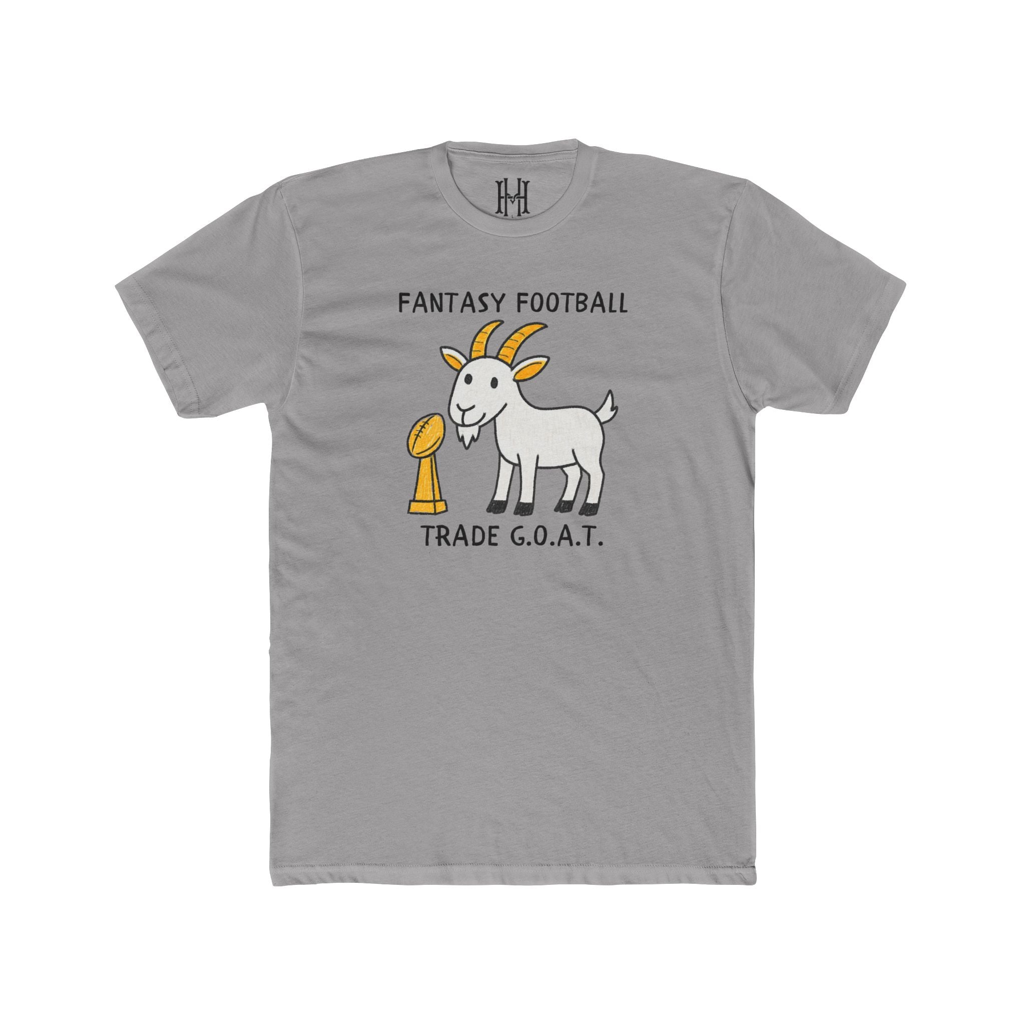 fantasy football shirt with trade goat design