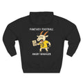 fantasy football hoodie with angry manager end league chaos design