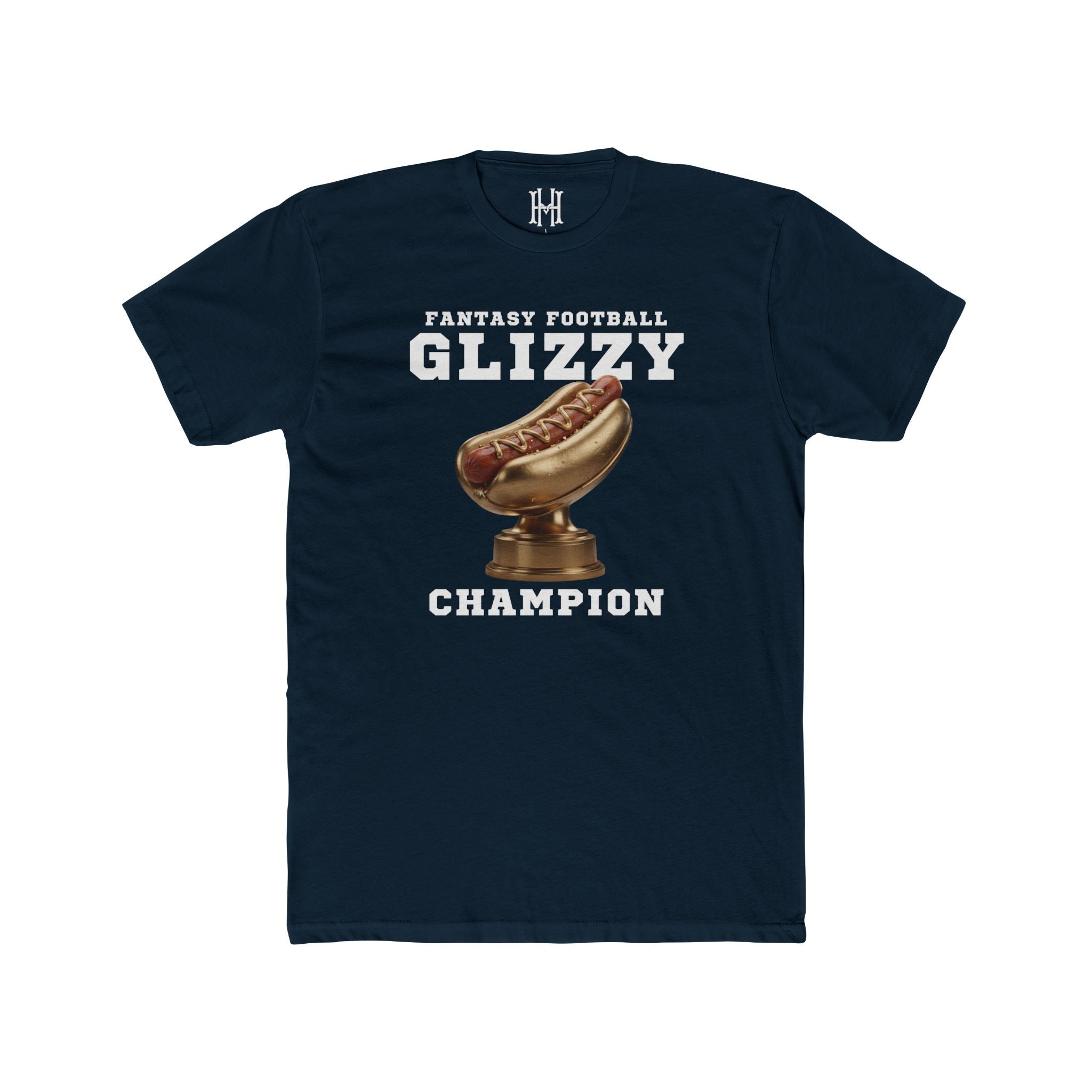 fantasy football shirt with glizzy champion last place design
