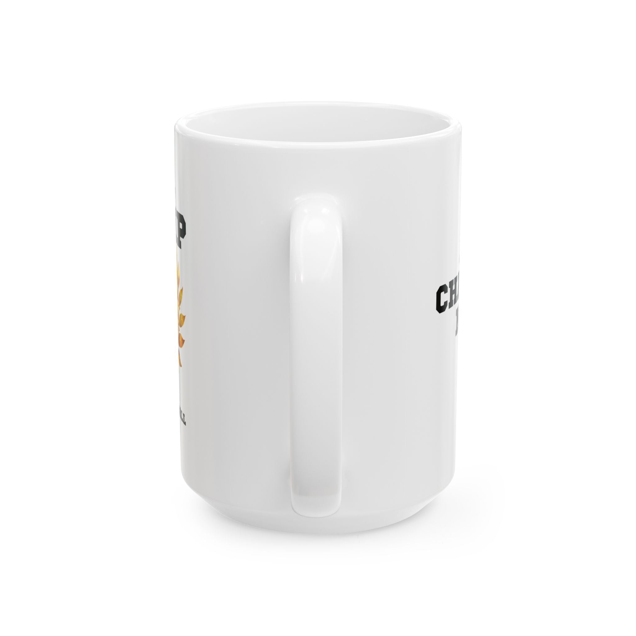 Respect the Champ Trophy Custom White Mug