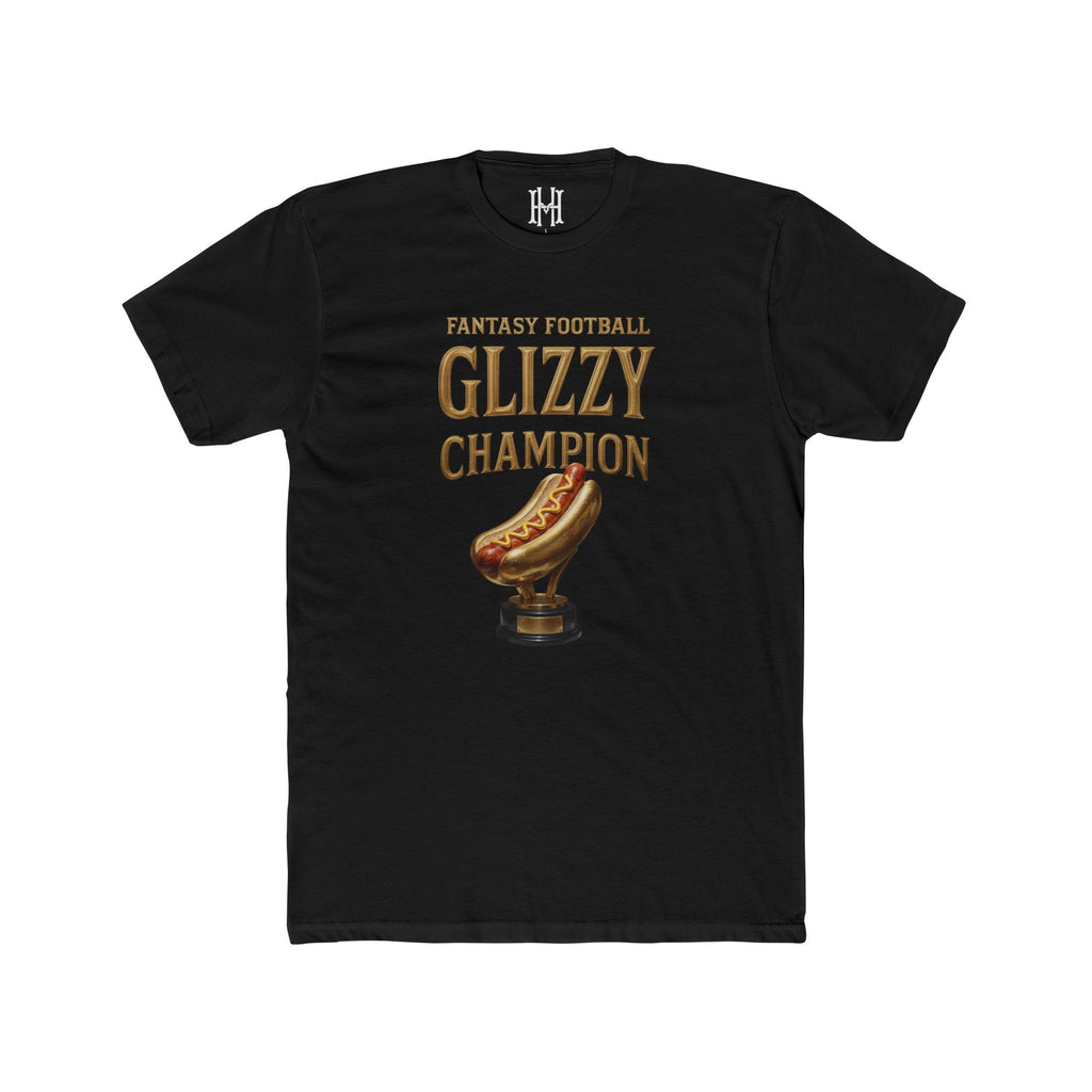 fantasy football shirt with golden glizzy champion design