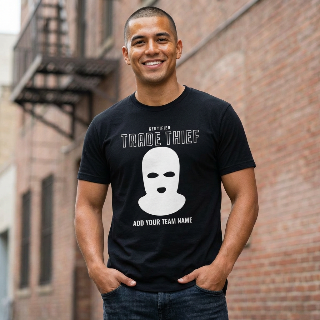 Certified Trade Thief Custom Tee