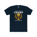 fantasy football shirt with back to back champion text