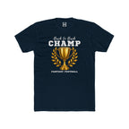 fantasy football shirt with back to back champion text