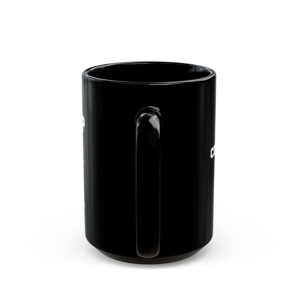Respect the Champ Trophy Custom Black Mug