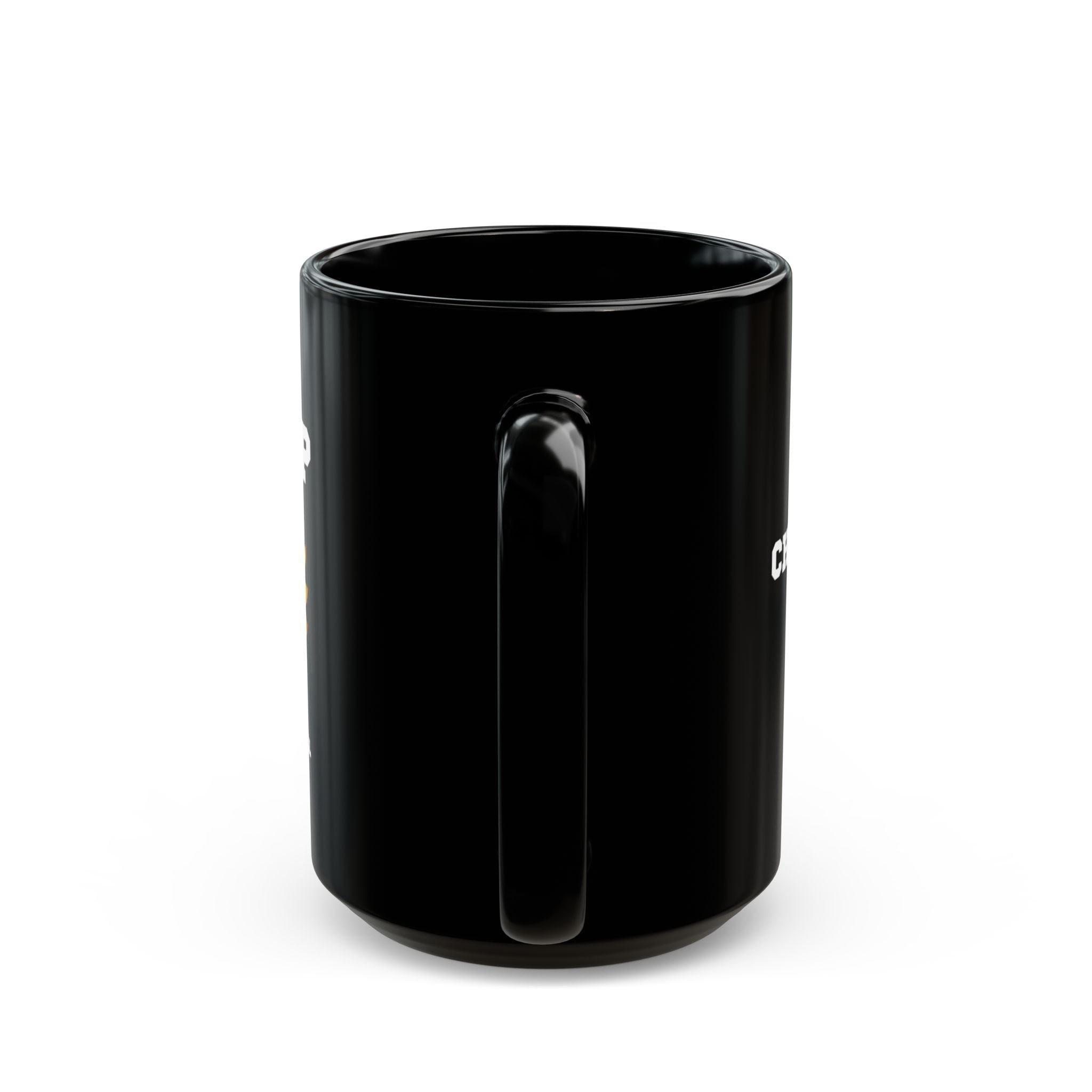 Respect the Champ Trophy Custom Black Mug