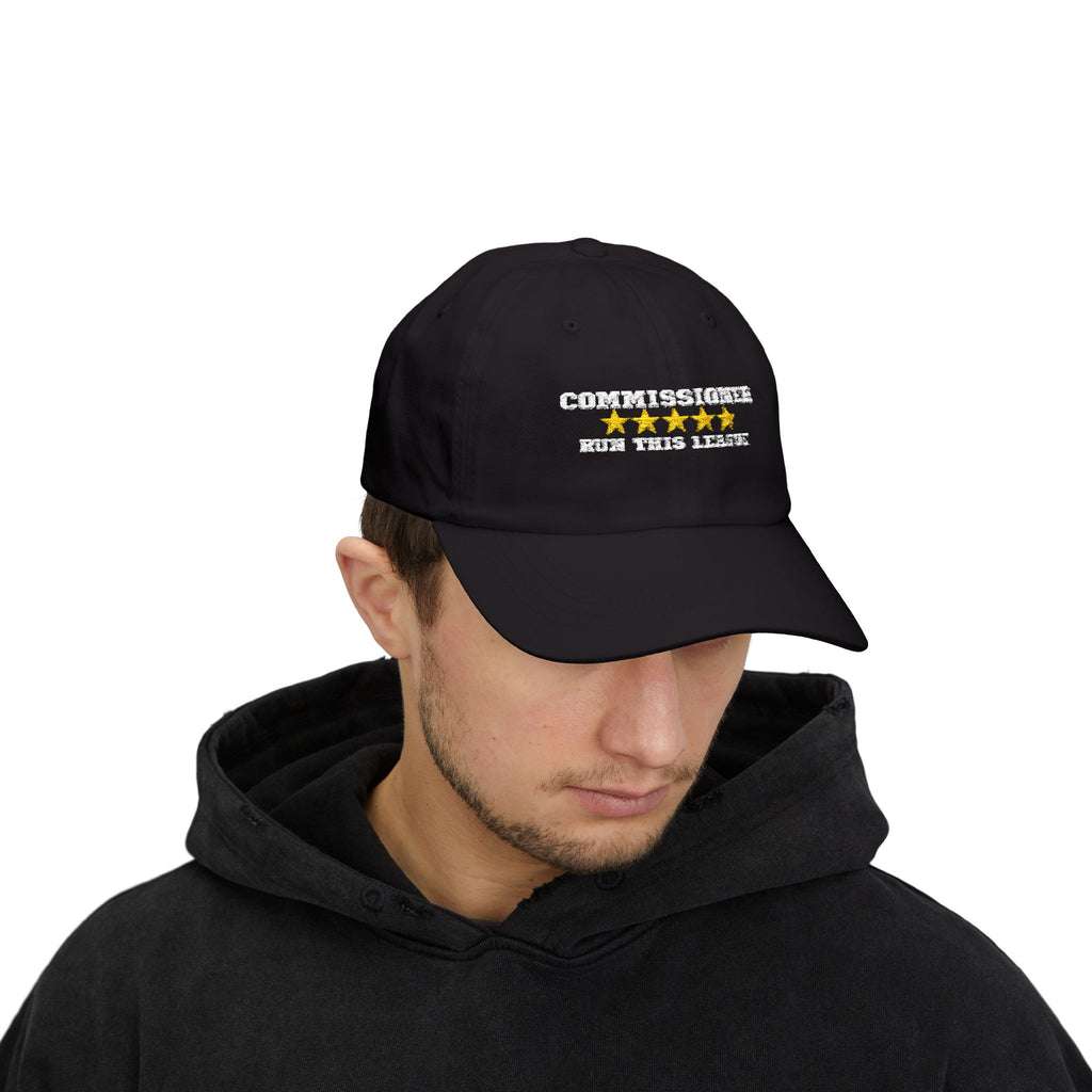 Commissioner Runs This League Embroidered Hat
