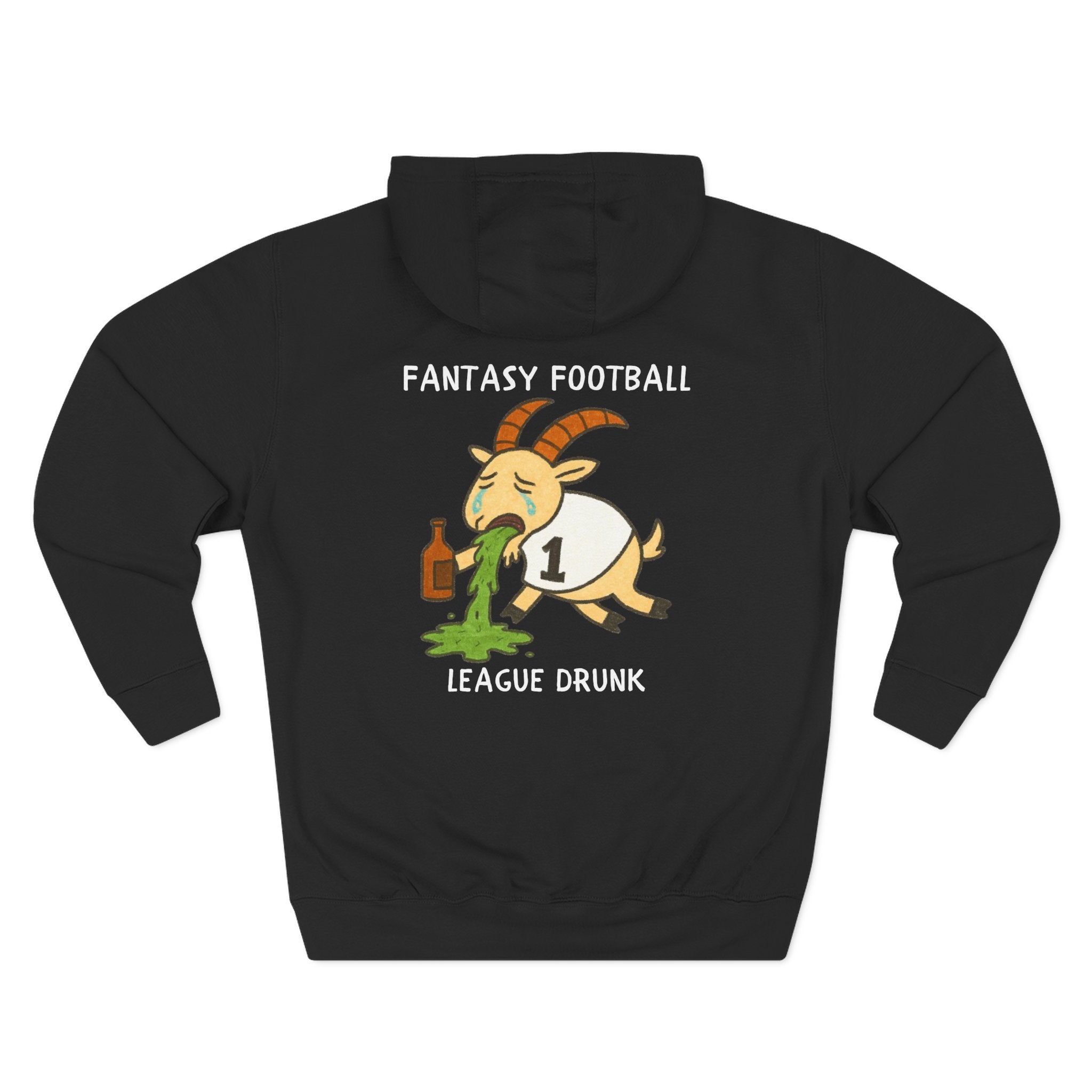 fantasy football hoodie with angry manager end league chaos design