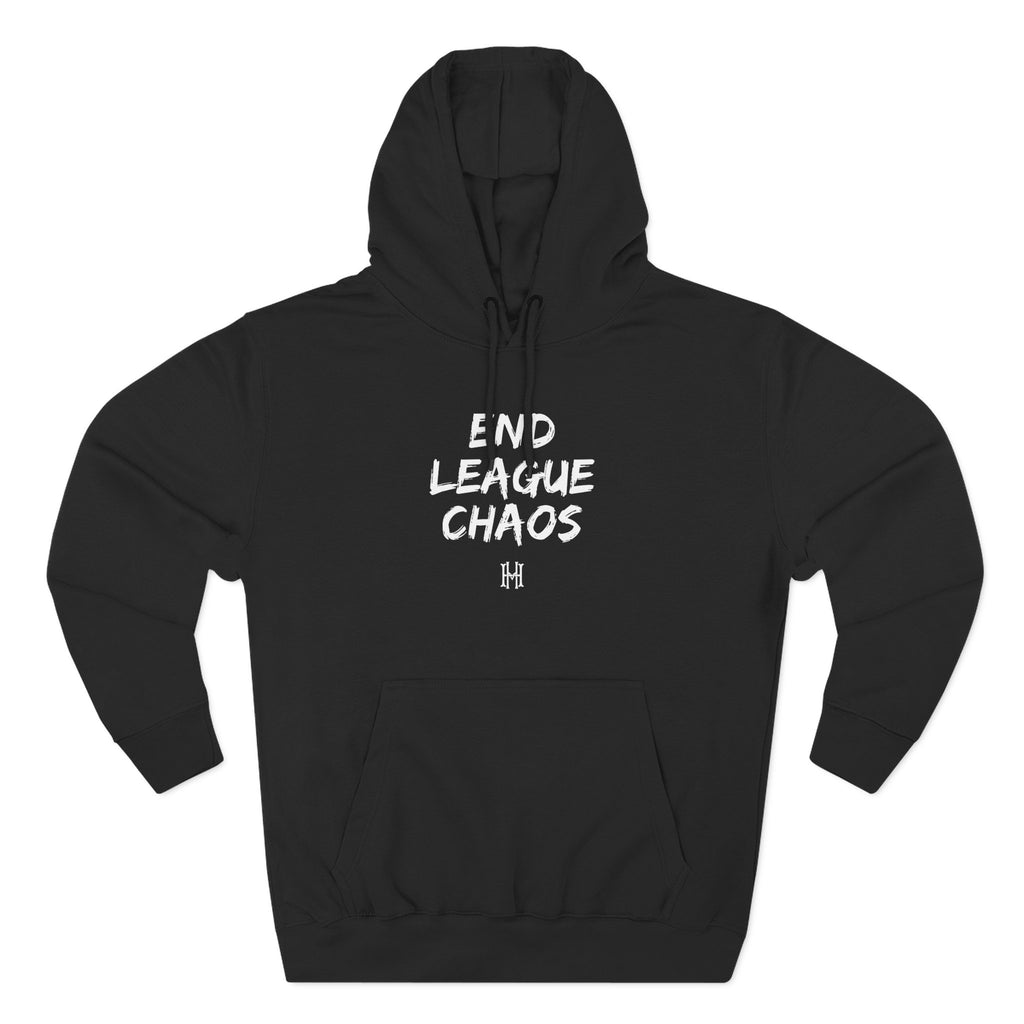 fantasy football hoodie with angry manager end league chaos design