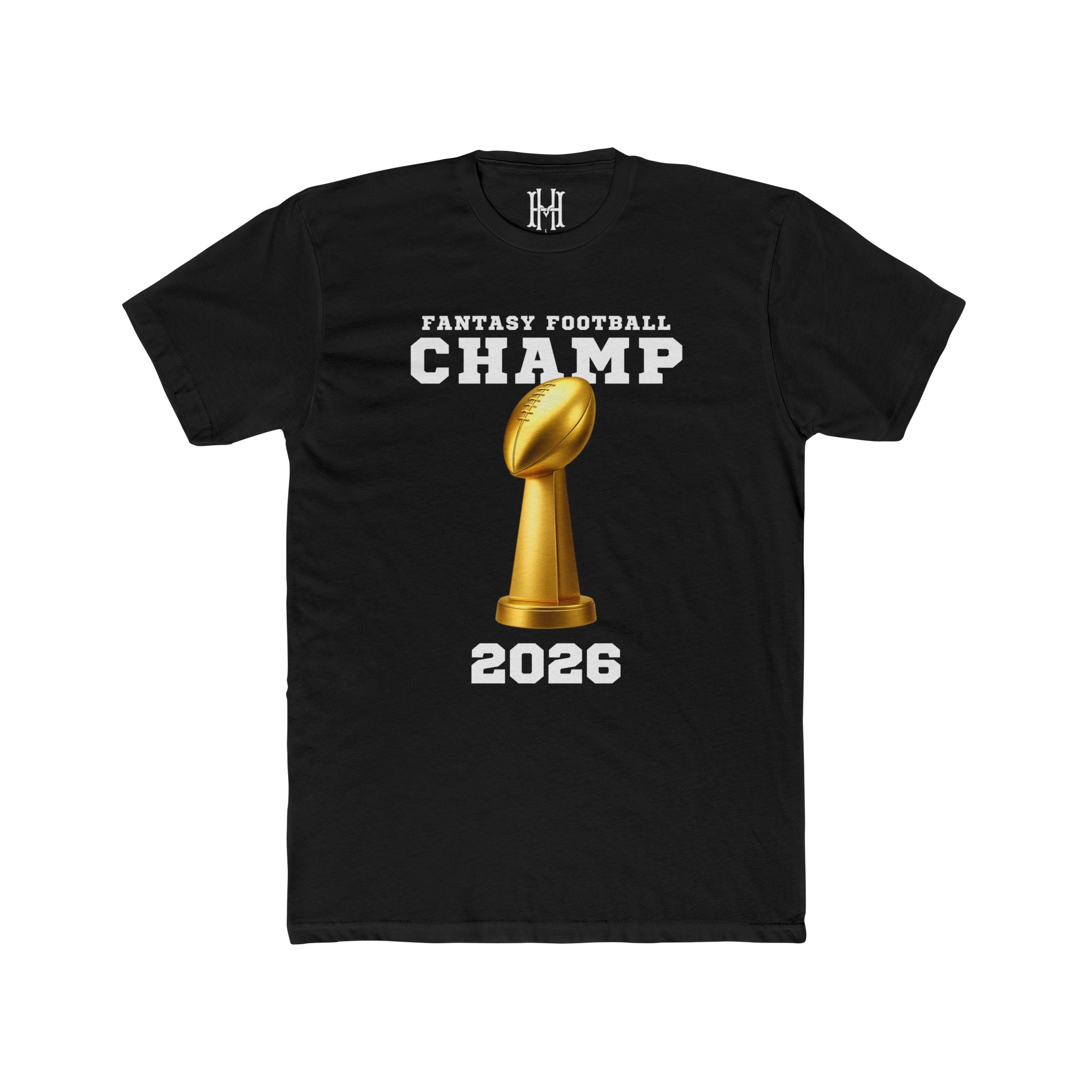 custom fantasy football shirt with super bowl champ design