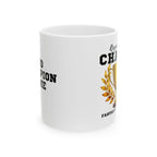 Respect the Champ Trophy Custom White Mug
