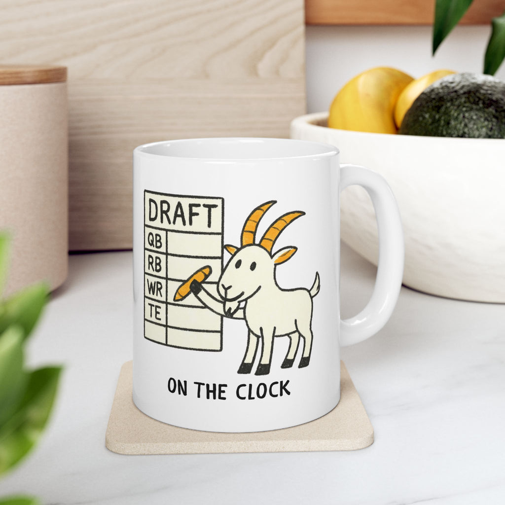 #1 Draft Pick On The Clock GOAT Edition Mug