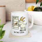 #1 Draft Pick On The Clock GOAT Edition Mug