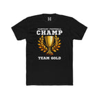custom fantasy football shirt with champion trophy design