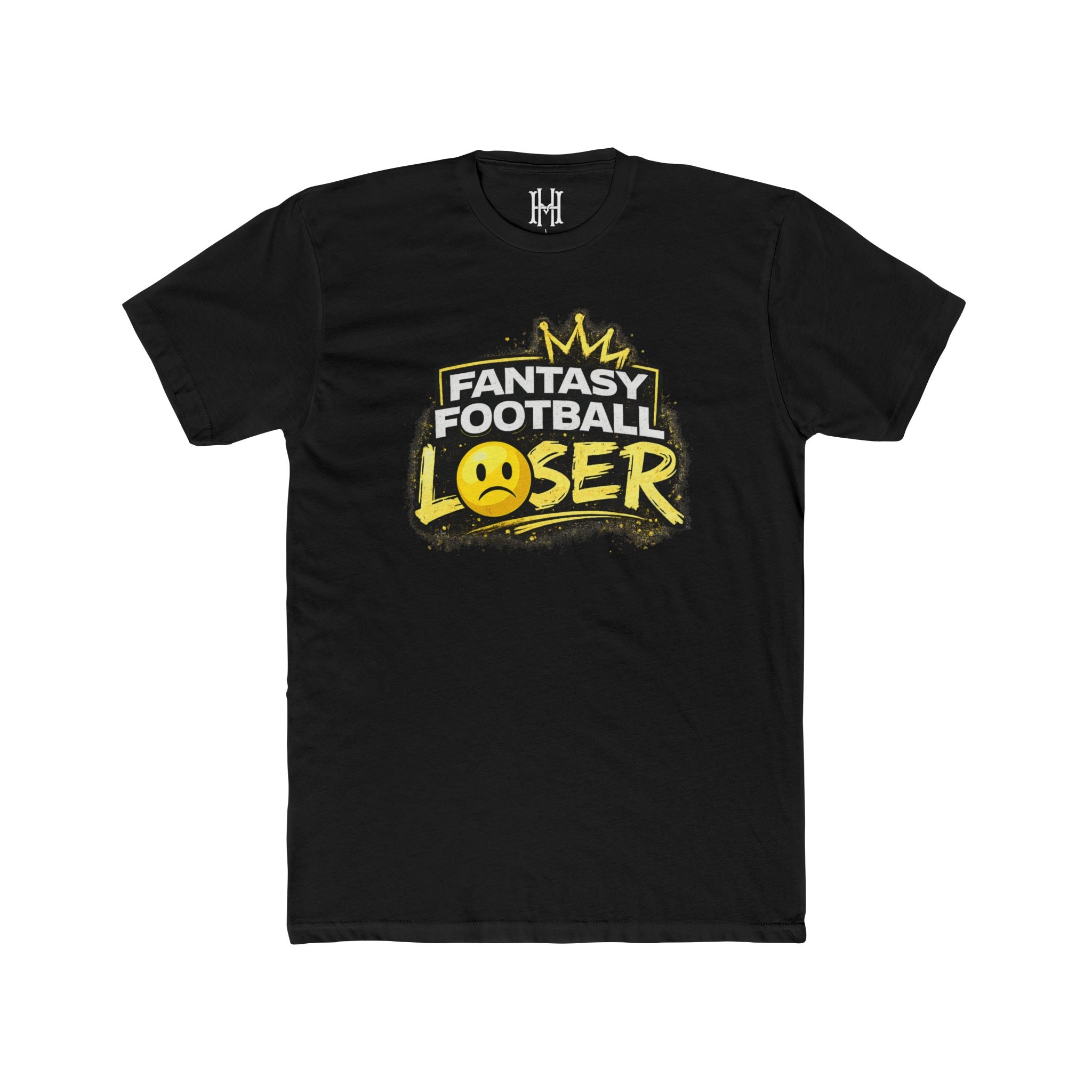 fantasy football shirt with loser graffiti design