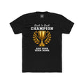custom fantasy football shirt with back to back champion design