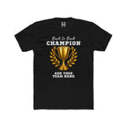 custom fantasy football shirt with back to back champion design