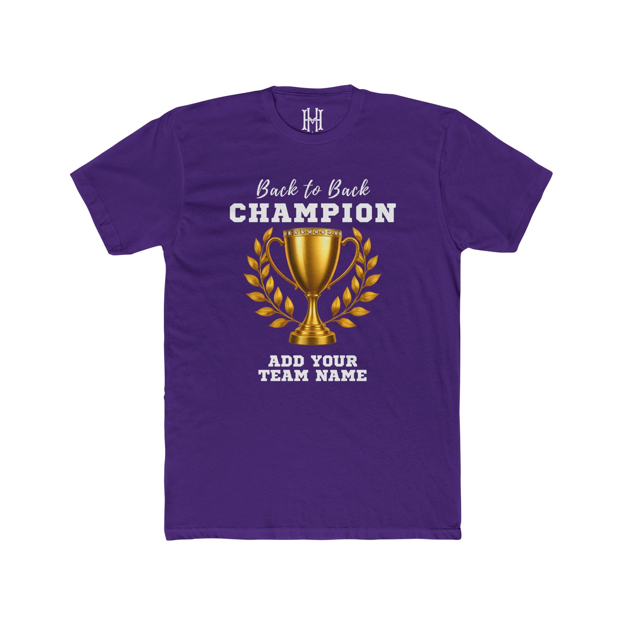 Back to Back Champion Custom Tee