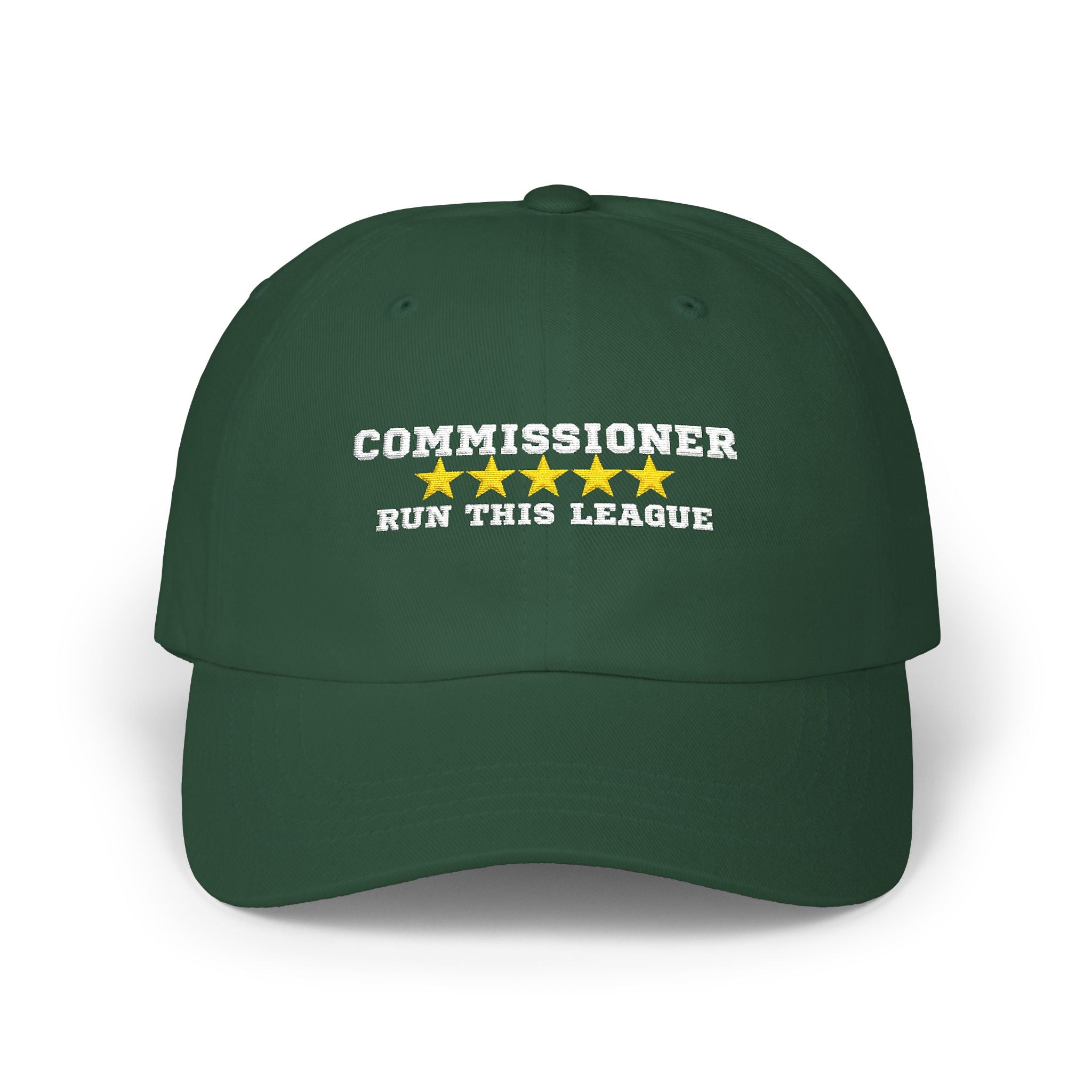 Commissioner Runs This League Embroidered Hat