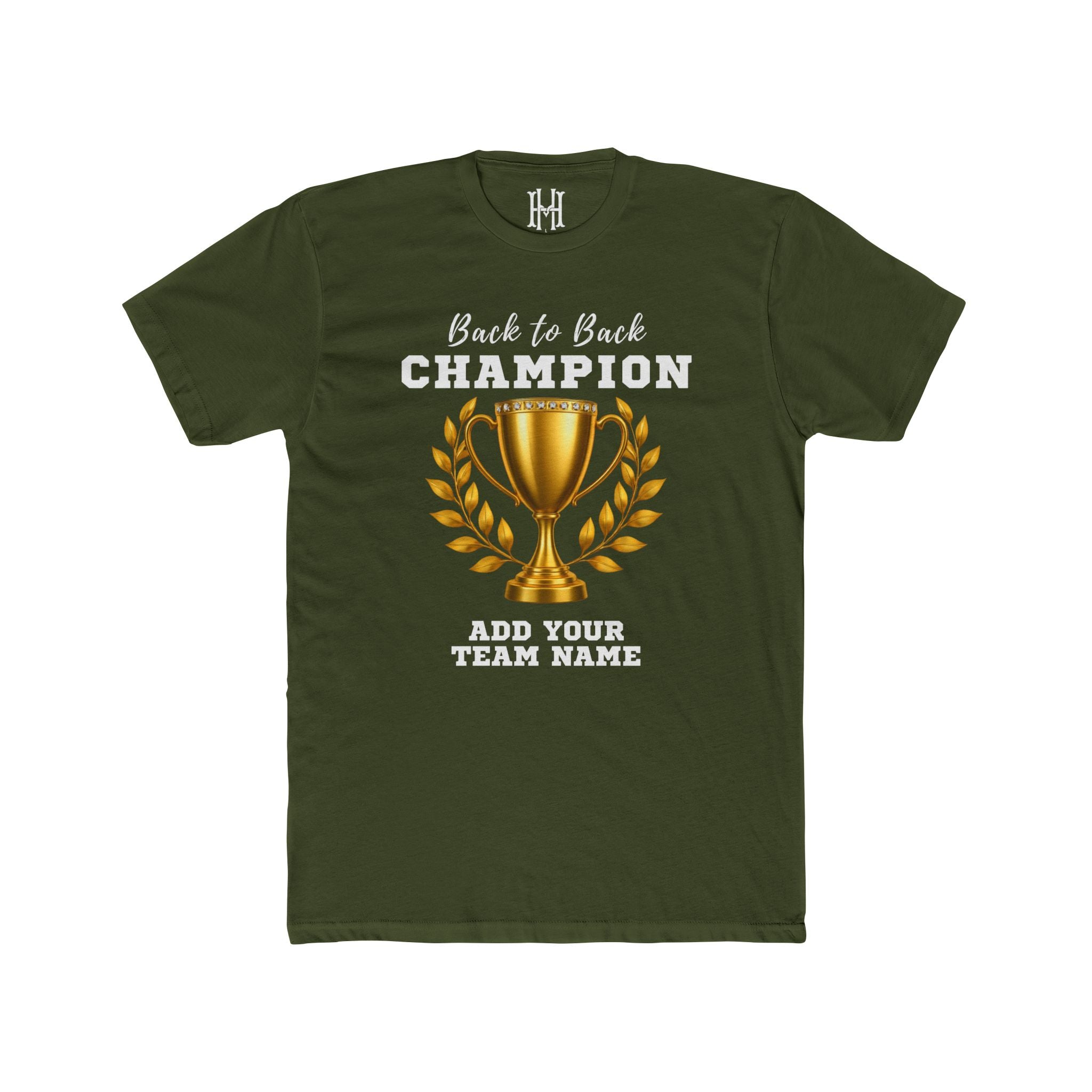 Back to Back Champion Custom Tee