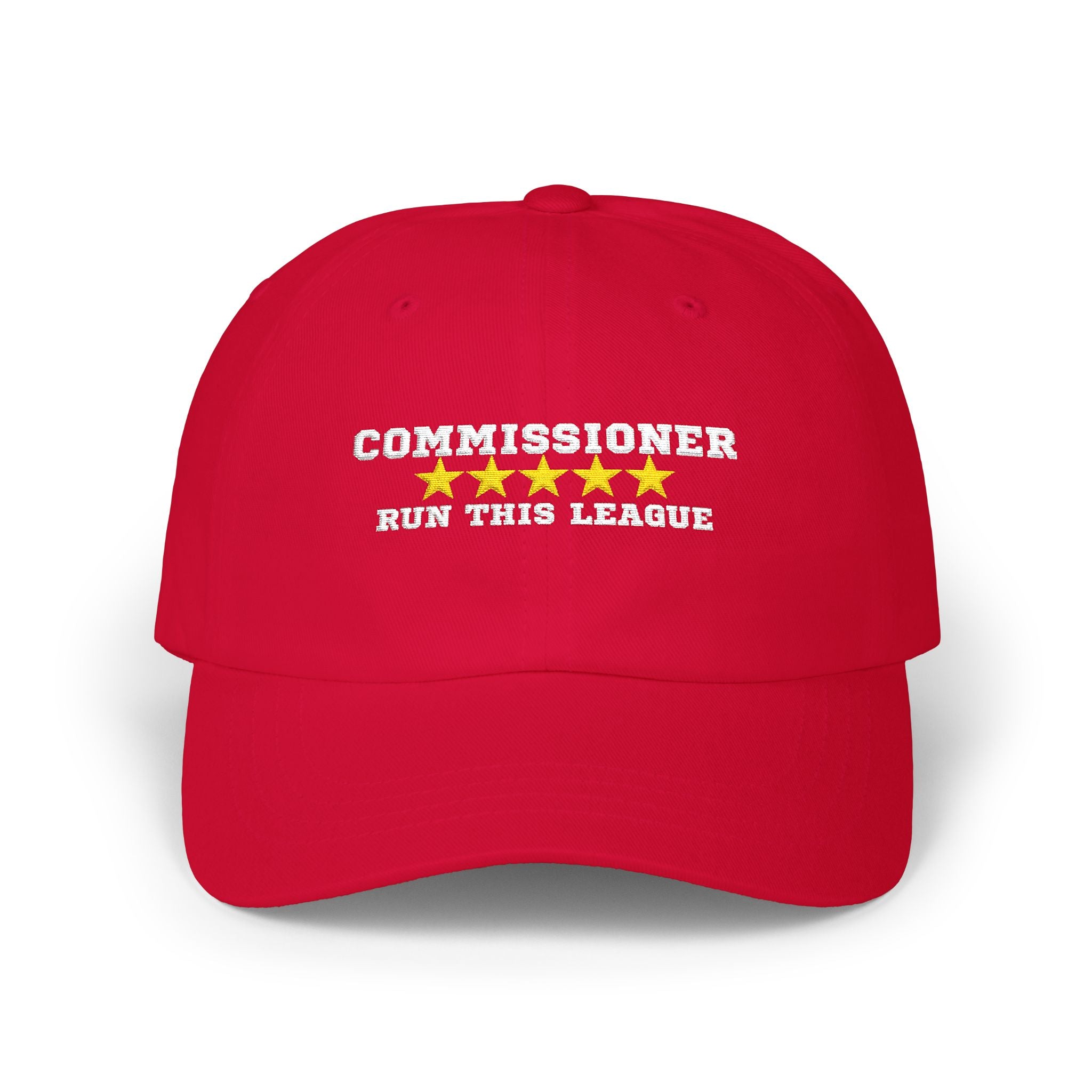Commissioner Runs This League Embroidered Hat