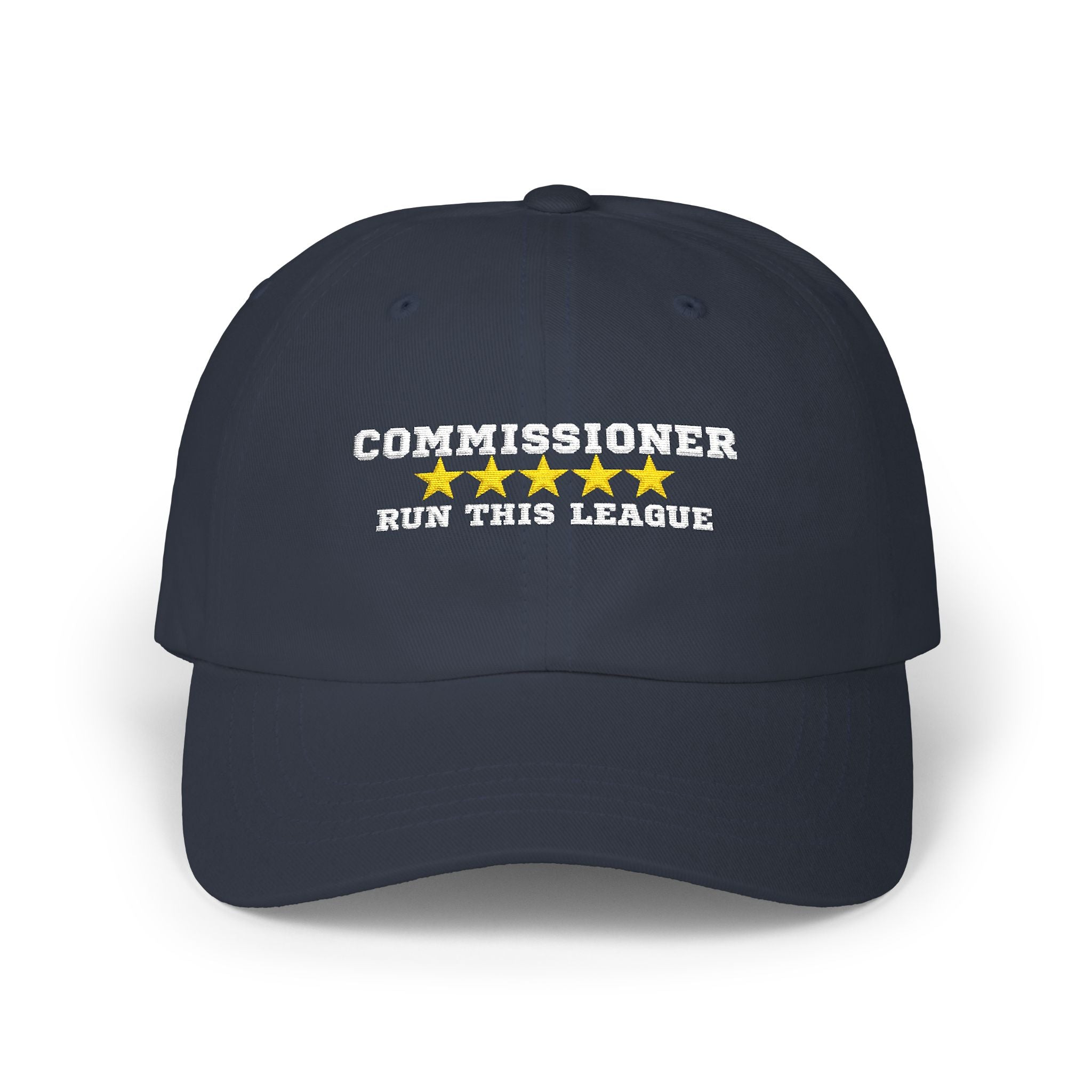 Commissioner Runs This League Embroidered Hat