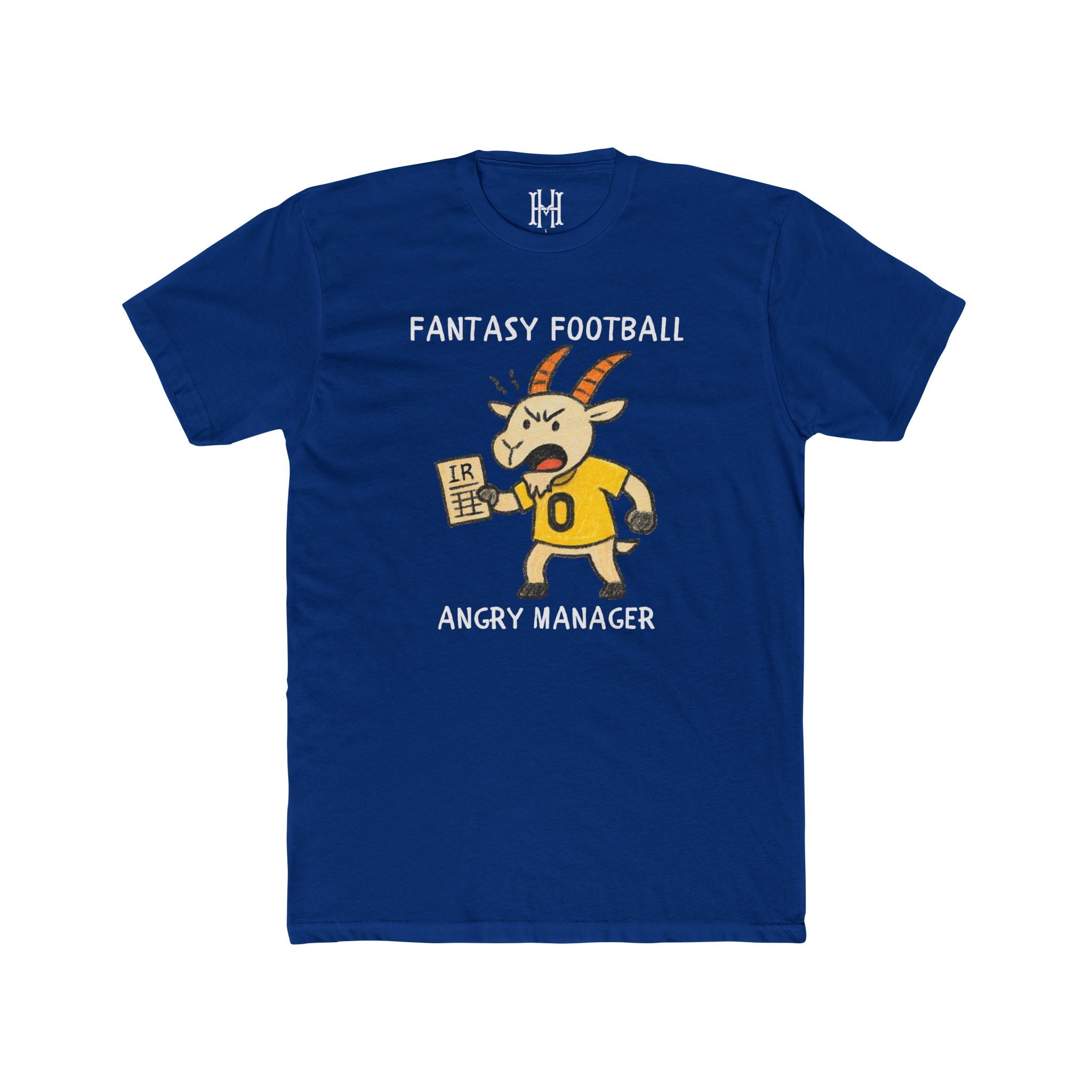 fantasy football shirt with angry manager design